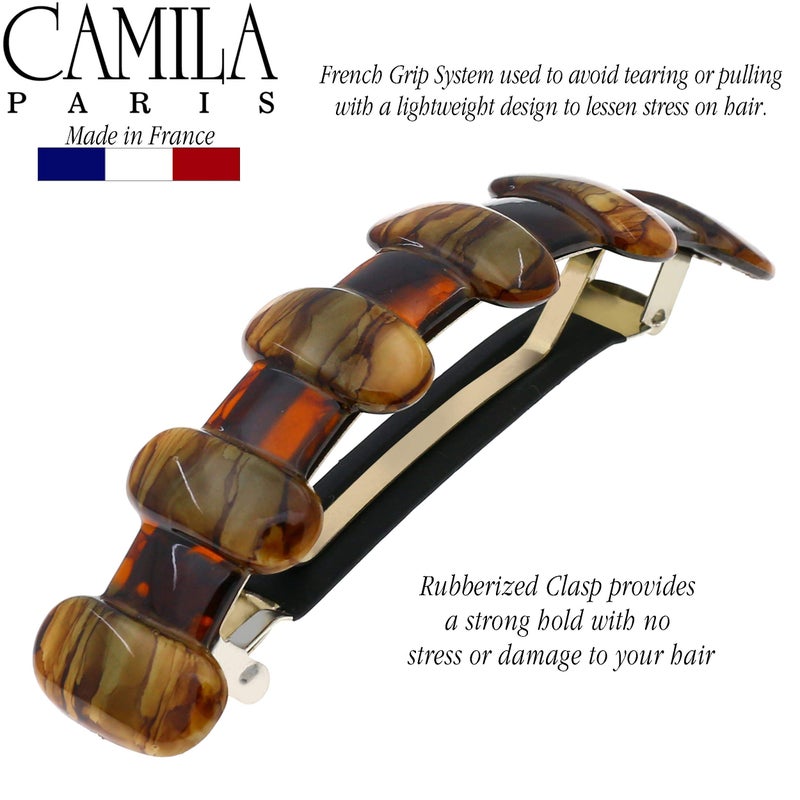 Camila Paris MP802 French Hair Barrette Clip for Girls for Thick Curly Wavy Long Hair, Strong Hold Grip Hair Clips for Women, Automatic, No Slip Durable Styling Girls Hair Accessories, Made in France - Image 4
